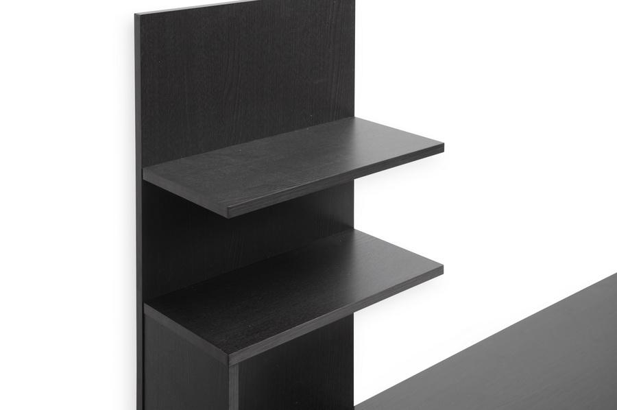 Baxton Studio Armstrong Dark Brown Modern TV Stand