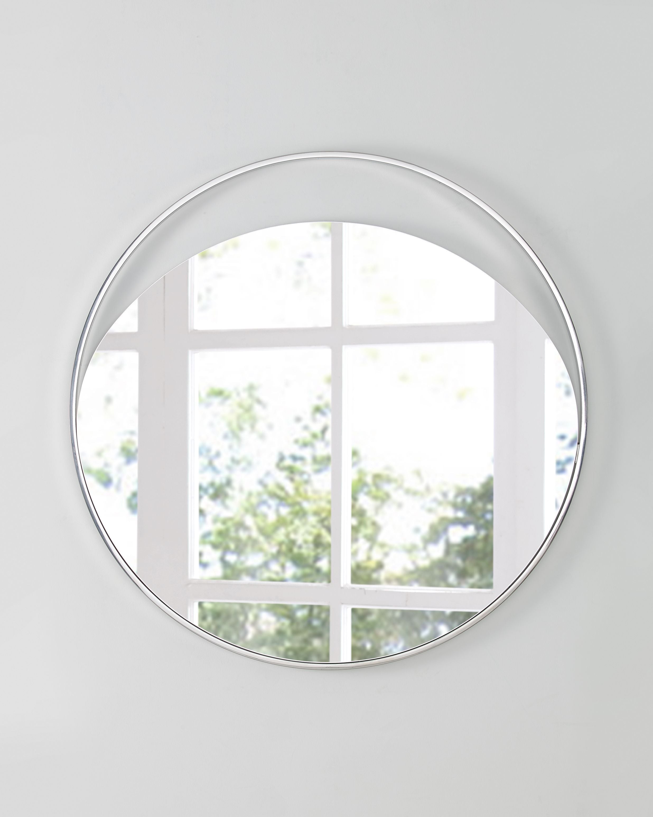 Whiteline Modern Living - Ariel Round Mirror - UNQFurniture