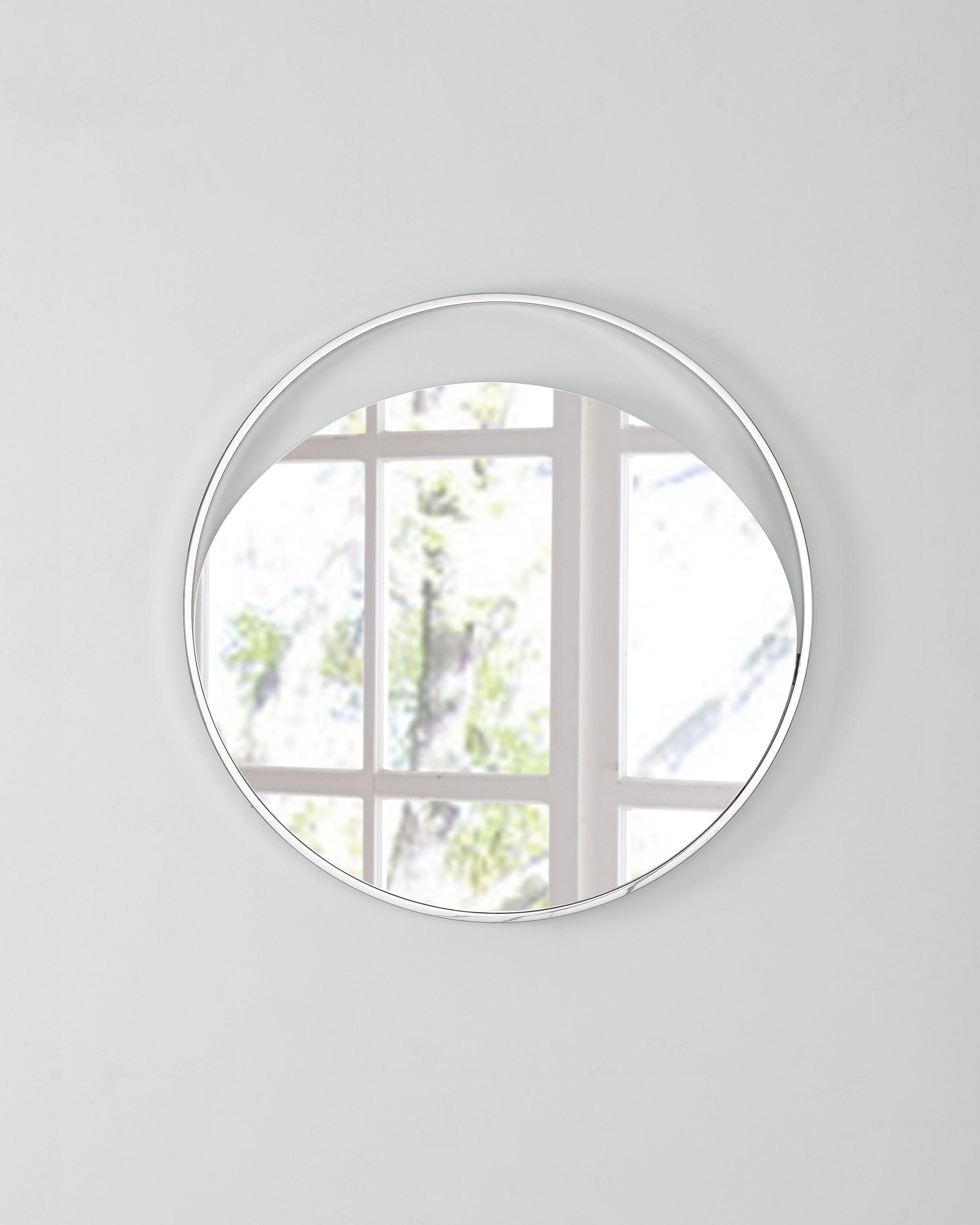 Whiteline Modern Living - Ariel Round Mirror - UNQFurniture