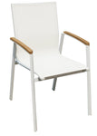 Whiteline Modern Living - Cannes Outdoor Dining Armchair - UNQFurniture