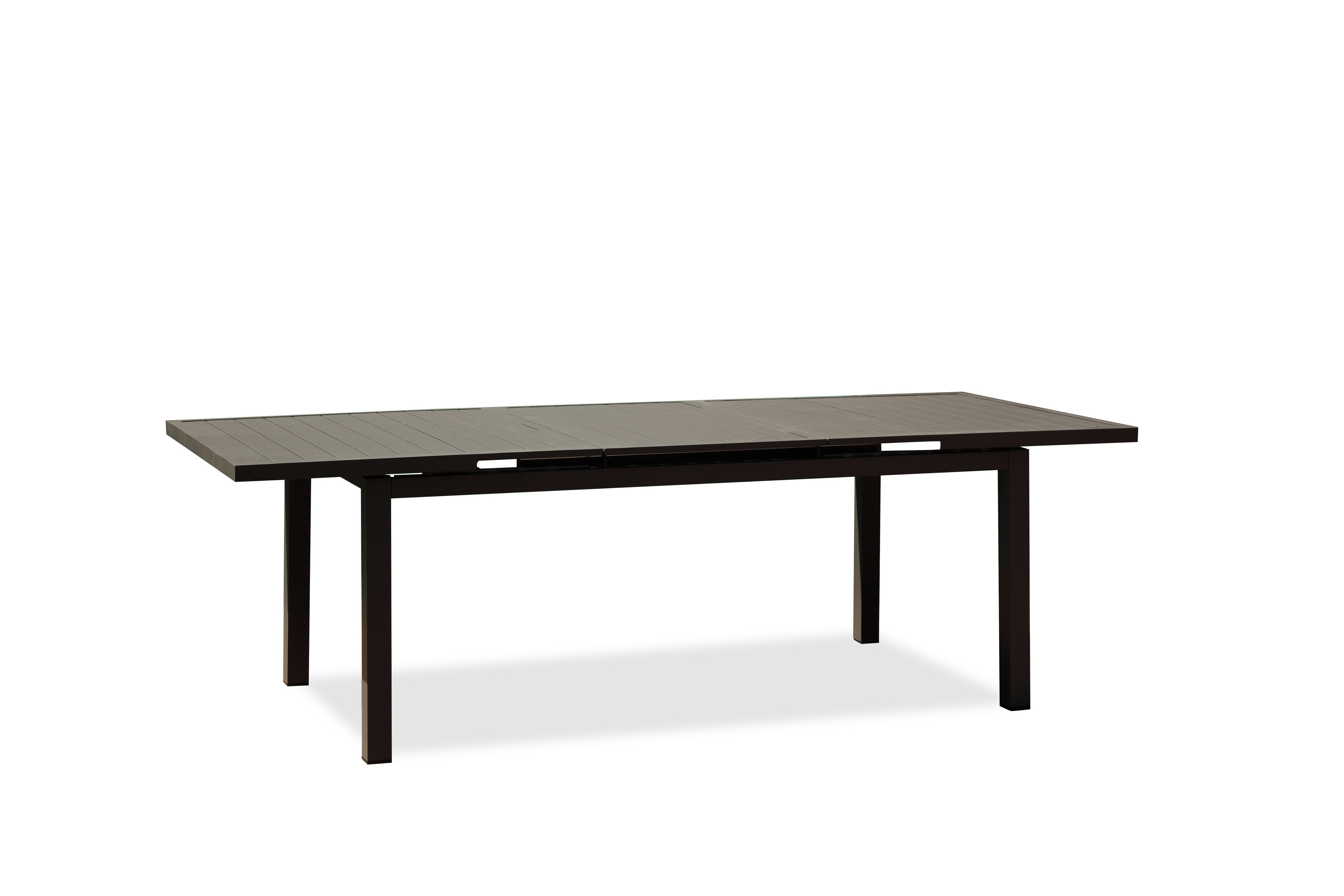 Whiteline Modern Living - Alum Outdoor Extendable Dining Table - UNQFurniture