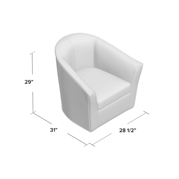 Rabinowitz Swivel Barrel Chair