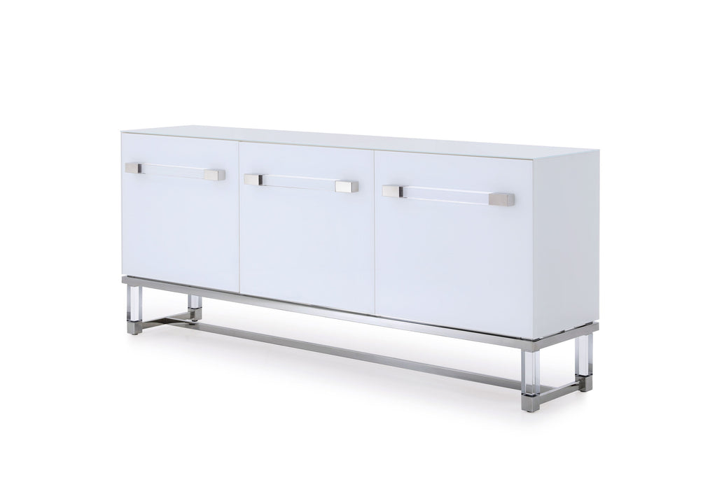 Whiteline Modern Living - Brianna Acrylic Buffet - UNQFurniture