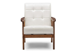 Baxton Studio Baxton Studio Mid-Century Masterpieces Club Chair - White