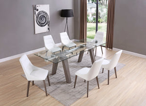 Whiteline Modern Living - Valencia Extendable Dining Table - UNQFurniture