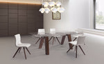 Whiteline Modern Living - Valencia Extendable Dining Table - UNQFurniture