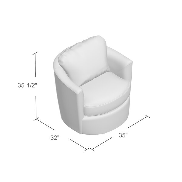 Vidrio Swivel Barrel Chair