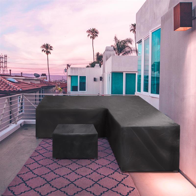 L-Shape Sofa Patio Cover