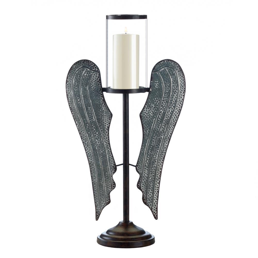 Angel Wings Farmhouse Candle Holder - UNQFurniture