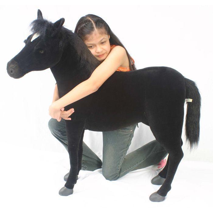 Black Beauty Horse, Ride-On - UNQFurniture