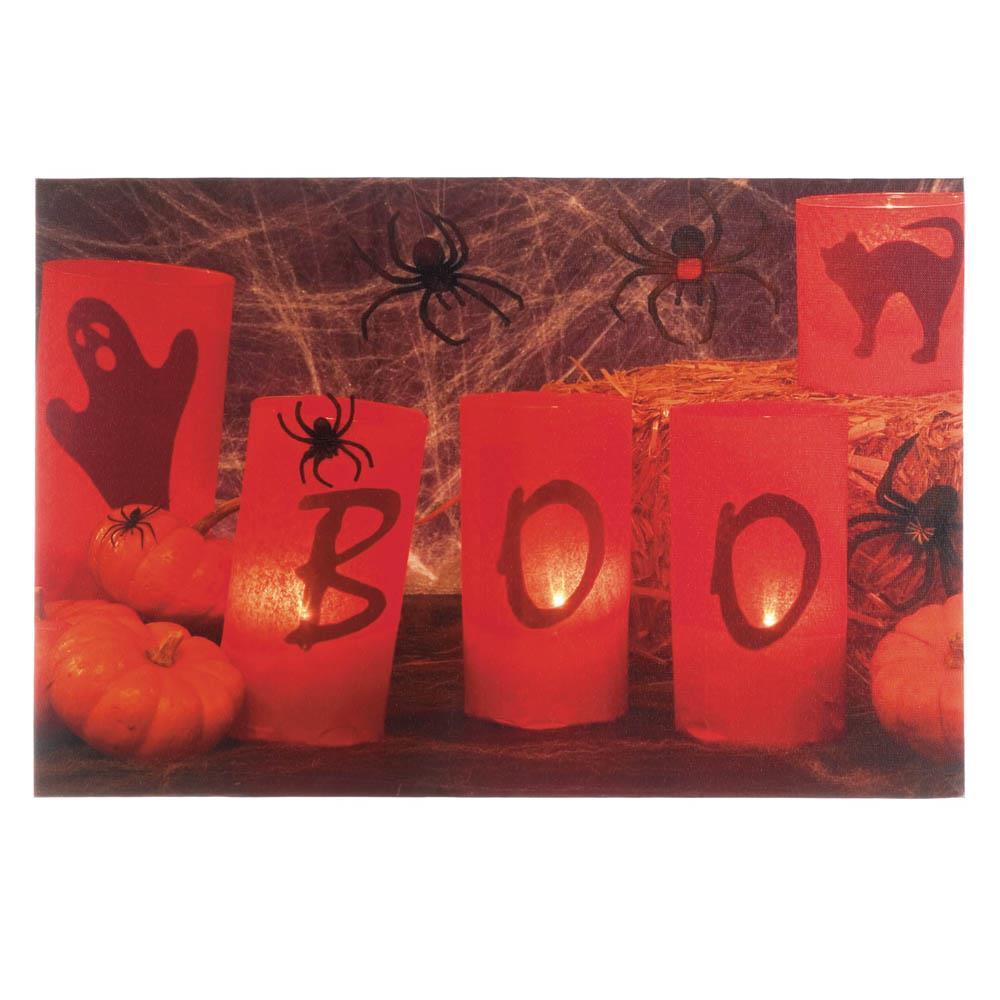 Boo Halloween LED Wall Art - UNQFurniture