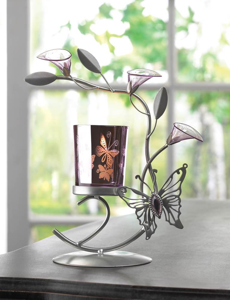 Butterfly Lily Candle Holder - UNQFurniture