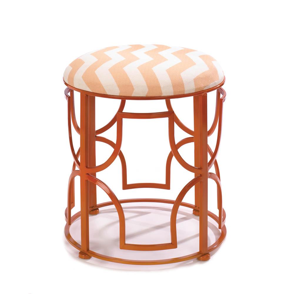 Chic Chevron Stool - UNQFurniture