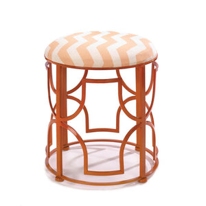 Chic Chevron Stool - UNQFurniture