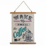 Coffee Perk Up Linen Wall Art - UNQFurniture