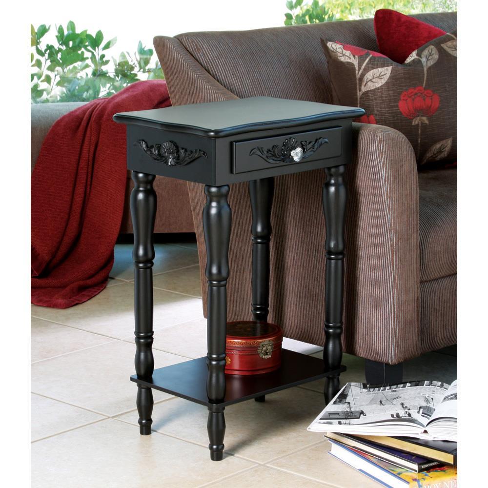 Colonial Carved Side Table - UNQFurniture