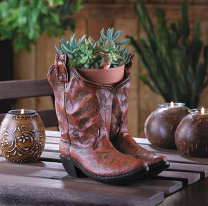 Cowboy Boot Planter - UNQFurniture