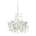 Crystal Blooms Candle Chandelier - UNQFurniture