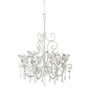 Crystal Blooms Candle Chandelier - UNQFurniture