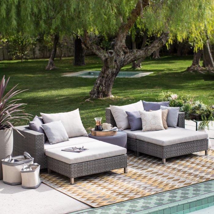 Anatara All Weather Wicker Sofa Sectional Set