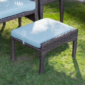 Brisbane All Weather Wicker 5 Piece Patio Chat Set