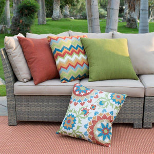 South Isle All-Weather Wicker Natural Outdoor Conversation Set