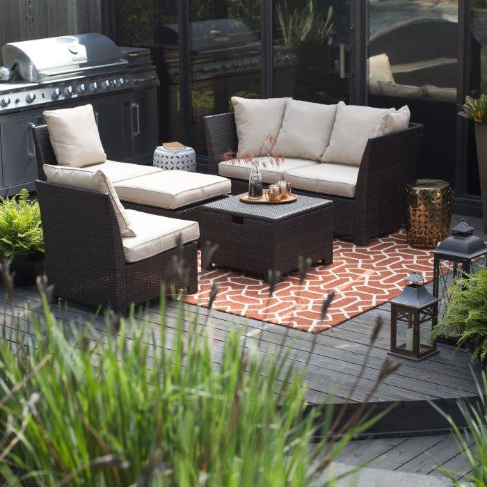 South Isle All-Weather Wicker 8 Piece Patio Conversation Set