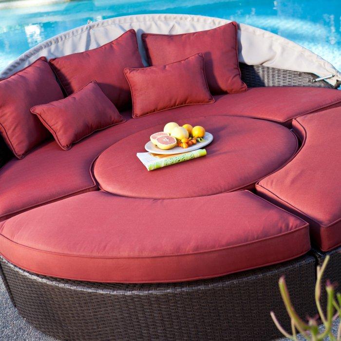 Rendezvous All-Weather Wicker Sectional Daybed