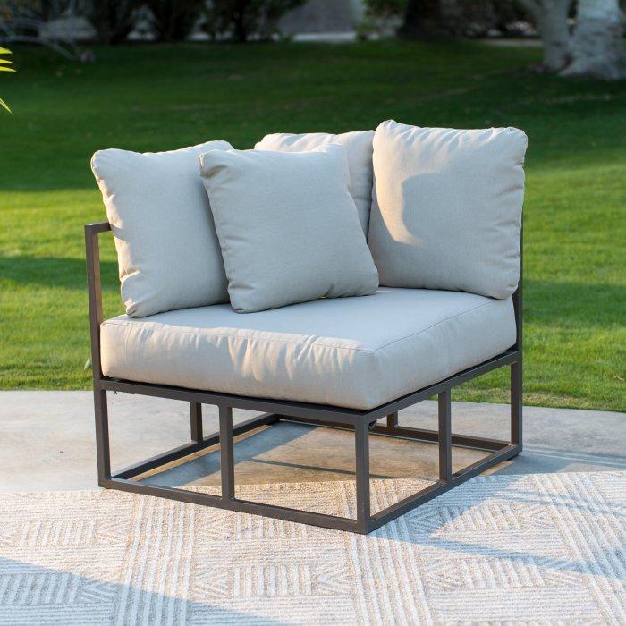 Bonaire Aluminum Outdoor Sectional Set