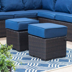 Monticello All-Weather Outdoor Wicker Sofa Sectional Set