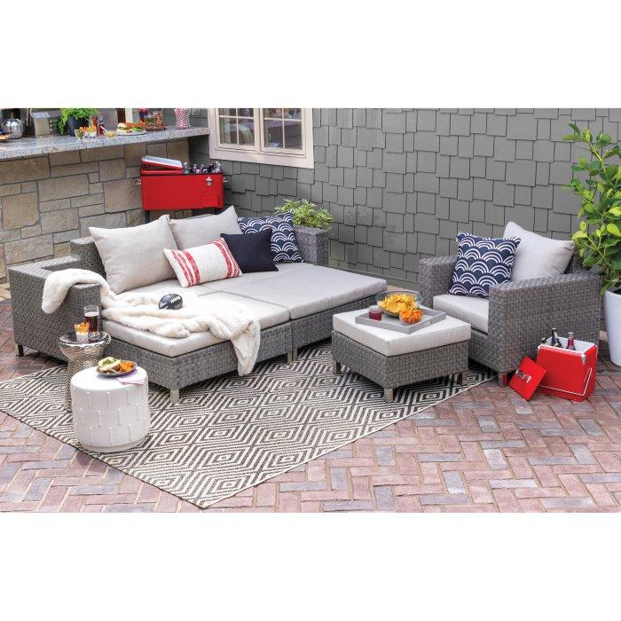 Anatara All Weather Wicker Sofa Sectional Set