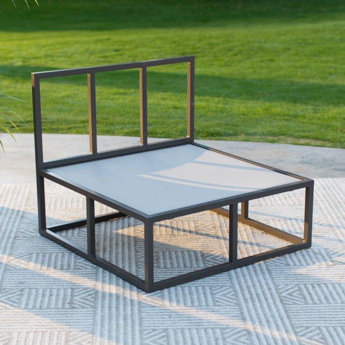 Bonaire Aluminum Outdoor Sectional Set