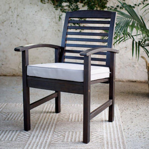 Milany Wood Patio Conversation Set