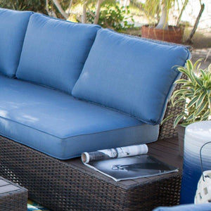 Luciana Bay All-Weather Wicker Loveseats with Cushions