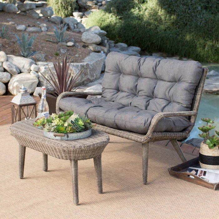 Rio All Weather Wicker Conversation Set