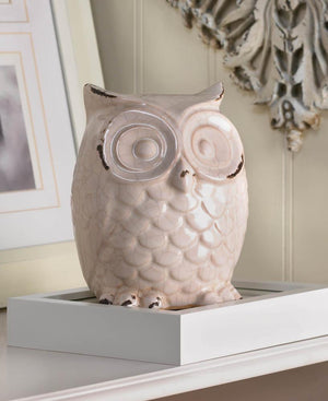 Distressed Owl Figurine - UNQFurniture