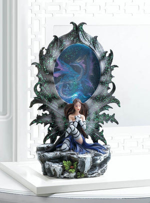 Fairy Dragon Lighted Figurine - UNQFurniture