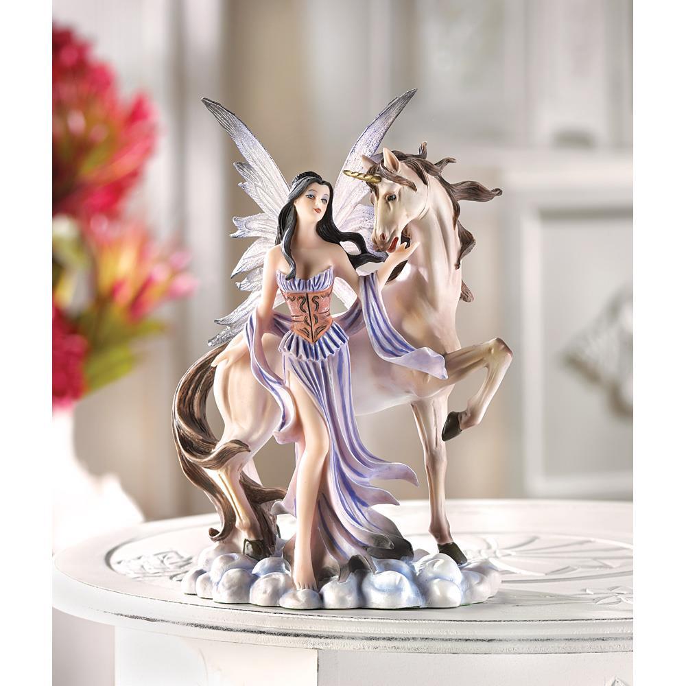 Fairy & Unicorn Figurine - UNQFurniture