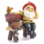 Garden Gnome Welcome Statue - UNQFurniture