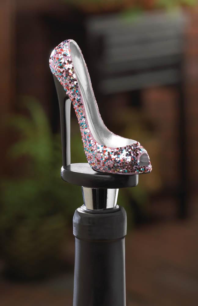 Glitter Shoe Wine Bottle Stopper - UNQFurniture