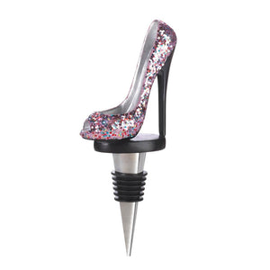 Glitter Shoe Wine Bottle Stopper - UNQFurniture