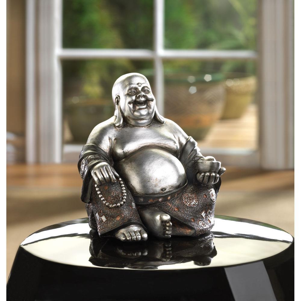 Happy Sitting Buddha Statue - UNQFurniture