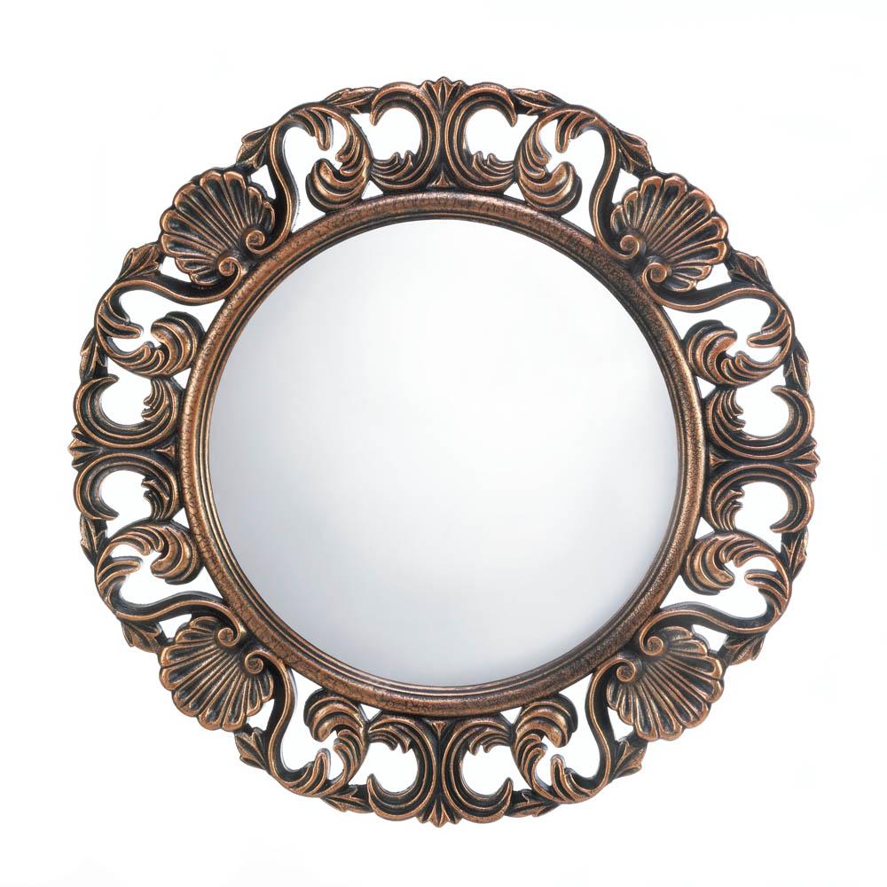 Heirloom Round Wall Mirror - UNQFurniture