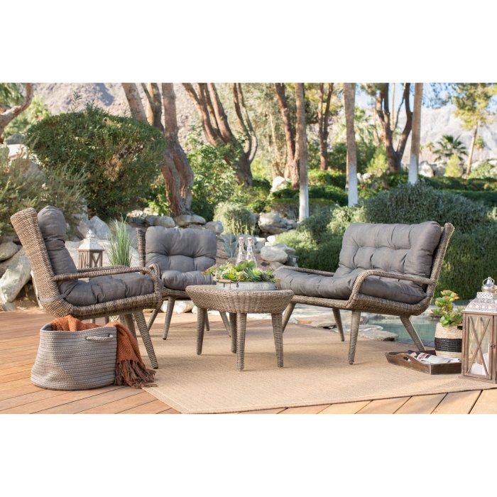 Rio All Weather Wicker Conversation Set