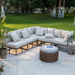 Bonaire Aluminum Outdoor Sectional Set