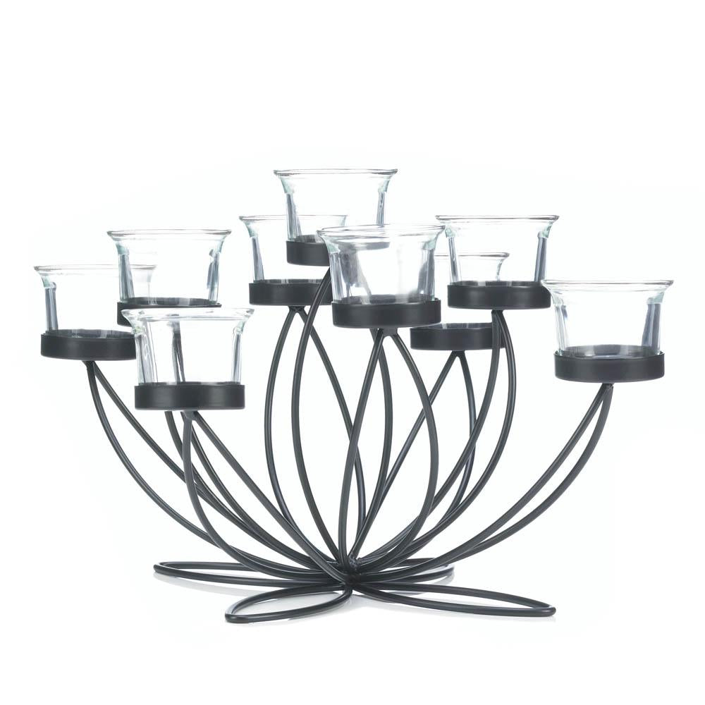 Iron Bloom Candle Centerpiece - UNQFurniture