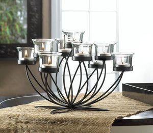 Iron Bloom Candle Centerpiece - UNQFurniture