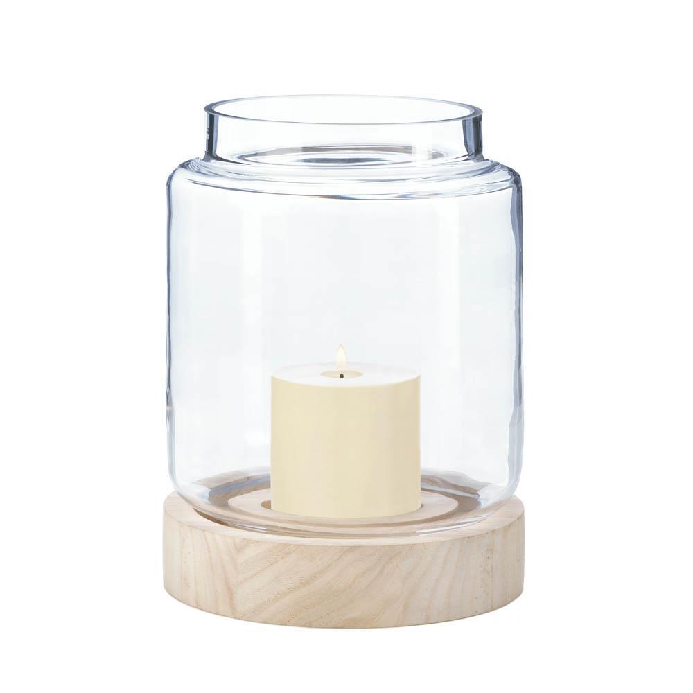 Large Coastal Cabin Hurricane Lantern - UNQFurniture