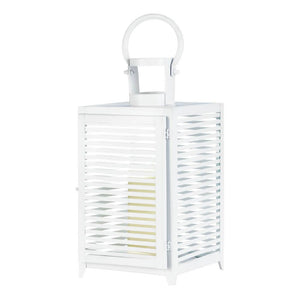 Large White Horizon Lantern - UNQFurniture