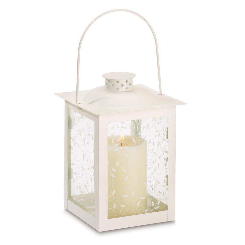 Large White Lantern - UNQFurniture